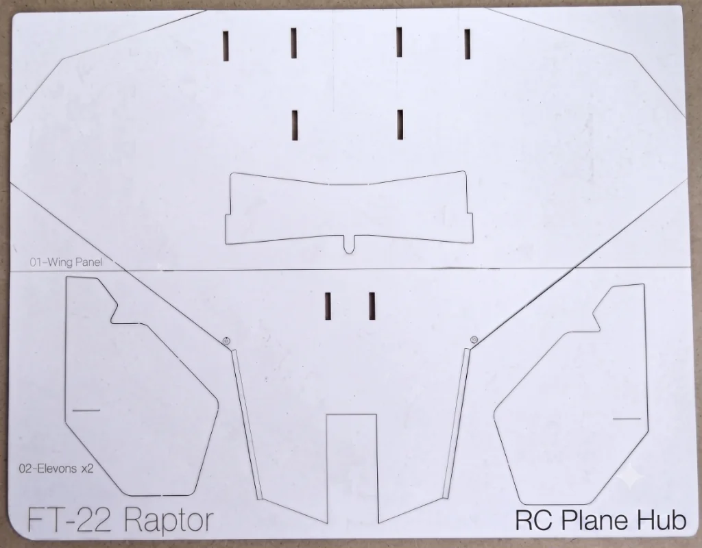 FT-22 Raptor Sheets A & B (Fuselage & Canopy)