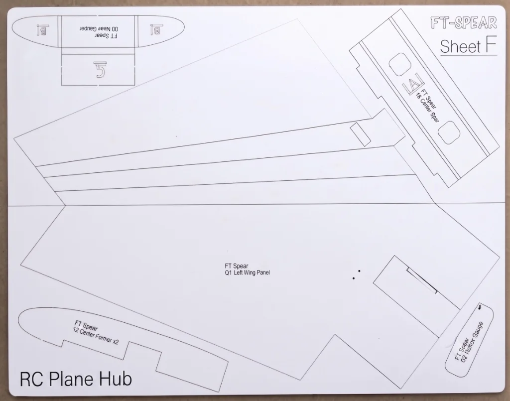 FT-Spear Fuselage & Spar Sheet