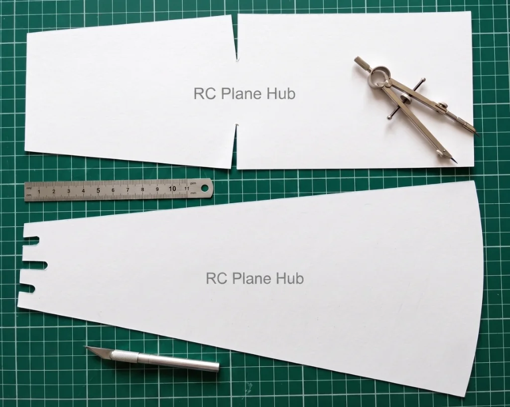 Spitfire Exhaust & Scale Template
