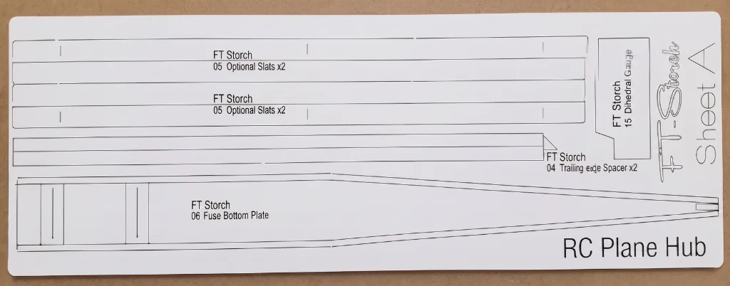 FT-Storch Sheet A (Slats / Dihedral Gauge)