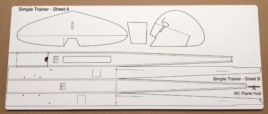 Fliteboard Pro Sheet 2 (Fuselage & Tail Feathers)